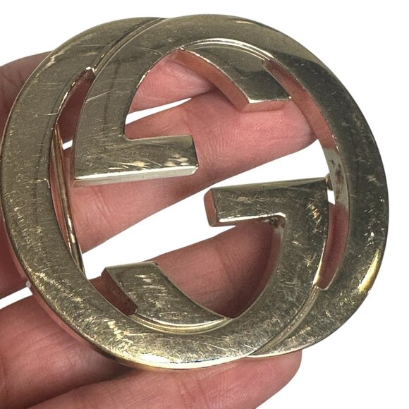 Gucci GG Gold Belt Buckle Only - Picture 10 of 11